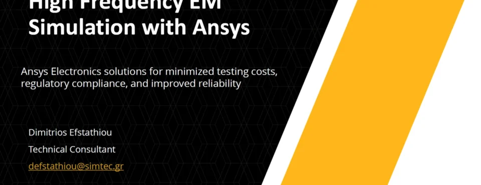 High Frequency EM Simulation with Ansys