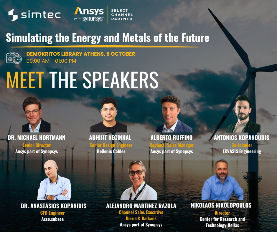 Ansys part of Synopsys Technology Day in Athens, Greece - Simtec - 8th October 2026 (final)