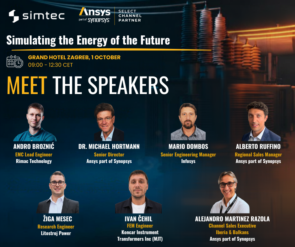 Ansys part of Synopsys Technology Day in Zagreb, Croatia - Simtec - 1st October 2026